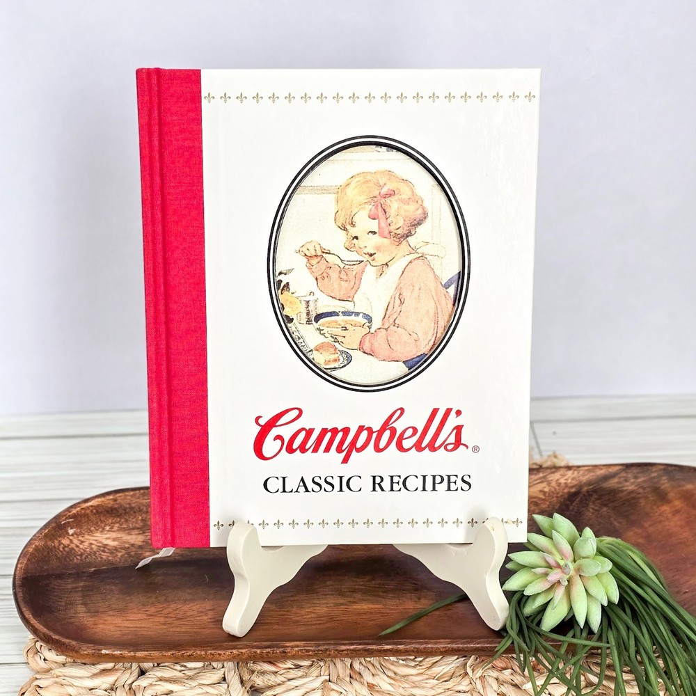 🥫 🍲 Vintage 2000 Campbell’s Classic Recipes Hardcover Cookbook | Cutout Image