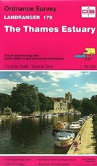 Thames Estuary (Sheet 178) (OS Landrange… by Ordnance Survey Sheet map, folded