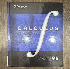 Cengage Calculus: Early Transcendentals 9th Ed Hardcover 2019 Stewart