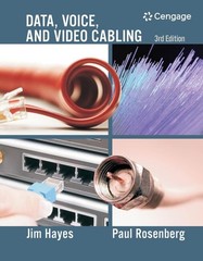 Data, Voice and Video Cabling, Third Edition, Jim Hayes