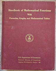 VTG Handbook of Mathematical Functions W/ Formulas, Graphs & Tables 1970 9th Ed.