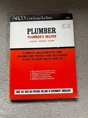 Vintage Arco Study Book Plumber Civil Service Test Tutor 1974
