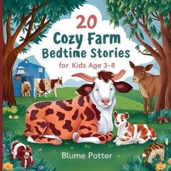 20 Cozy Farm Bedtime Stories For Kids Age 3 – 8 by Blume Potter Paperback Book