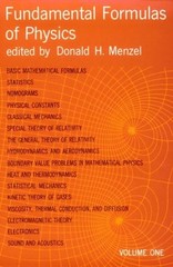 Fundamental Formulas of Physics Paperback