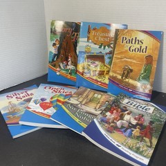 Abeka 2nd Grade Readers Homeschool Student Young Christian Textbooks Lot of 7