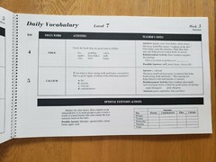 Daily Vocabulary Level 7 Teacher Resource Book by Houghton Mifflin