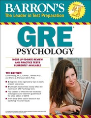 GRE Psychology (Barron’s Test Prep) – paperback Freberg, Laura|Palmer Ph.D.,…