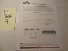 PAR EDDT-PF Score Summary Booklet as Shown