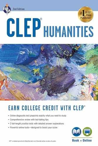 CLEP® Humanities Book + – Paperback, by Liftig Ph.D. Robert; – Very Good c