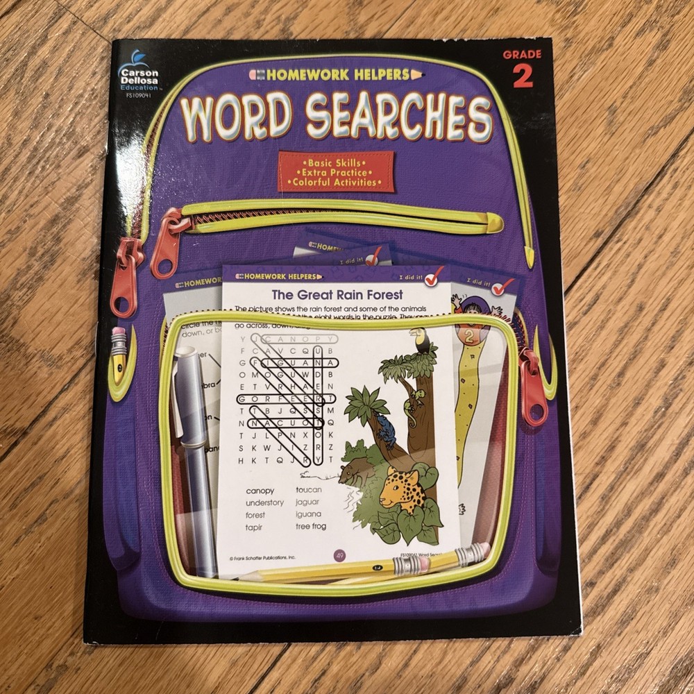 Homework Helpers Word Searches Grad…, Frank Schaffer