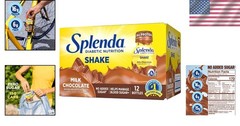 Balanced Nutrition 8oz Shakes for Diabetes – Milk Chocolate Flavor, 12 Bottles