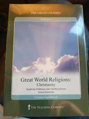 Great World Religions : Christianity Luke Timothy Johnson 2003 DVD BOOK Courses