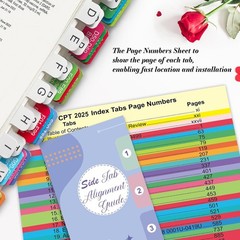 Colorful Repositionable Index Tabs for ICD-10-CM 2025 – Enhance Study Efficiency