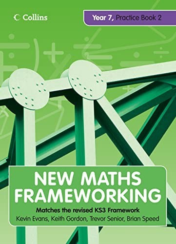 New Maths Frameworking – Year 7 Practice Book 2 (Le… by Speed, Brian Paperback