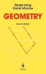 Geometry by Gene Murrow and Serge A. Lang (1988, Hardcover)