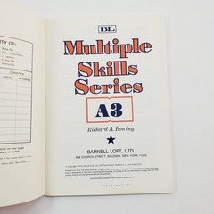 Lot of 9 Vintage Multiple Skills Series Books Barnell Loft 1978 Homeschooling