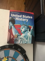 Holt McDougal United States History Textbook, copyright 2012