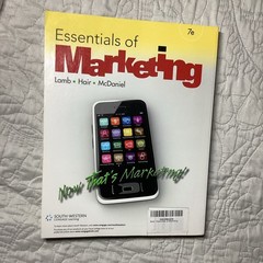 South-Western Cengage Essentials of Marketing 7th Ed PB Lamb Hair McDaniel