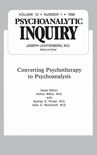 Converting Psychoanalysis: Psychoanalytic Inquiry, 10.1, Malin 9780881639551-,