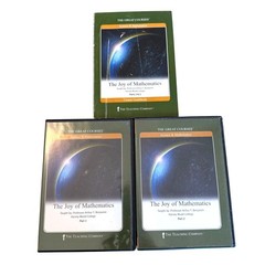 Great Courses The Joy of Mathematics DVDs Guidebook Arthur Benjamin Educational