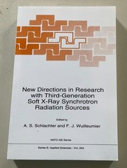 New Directions in Research with Third-Generation Soft X-Ray Synchrotron Sources