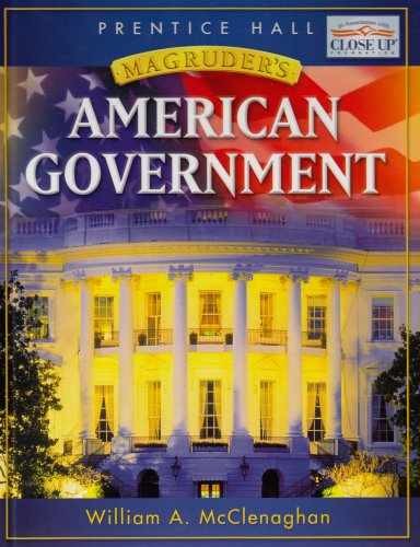 American Government (Magruder’s – Hardcover, by William McClenaghan – Very Good