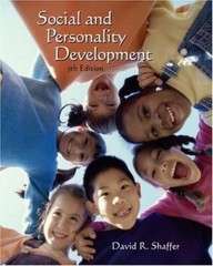 Social and Personality Development (with InfoTrac) by David R. Shaffer