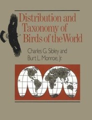 Distribution and Taxonomy of Birds of the World – hardcover, Sibley, 0300049692