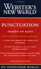 Webster’s New World Punctuation: – Paperback, by Woods Geraldine – Very Good