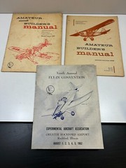 EXPERIMENTAL AIRCRAFT ASSOC AMATEUR BUILDER’S MANUAL 1958 Vol. 2, 1959 Vol 2