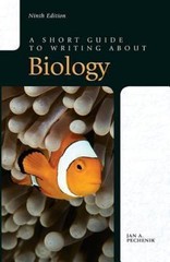 A Short Guide to Writing about Biology by Jan Pechenik (2015, Trade Paperback)