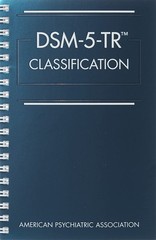 DSM-5-TR CLASSIFICATION (ENGLISH) BY American Psychiatric Association **NEW**
