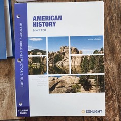 Sonlight American History 120 & Literature 130 Student Guides Homeschool…