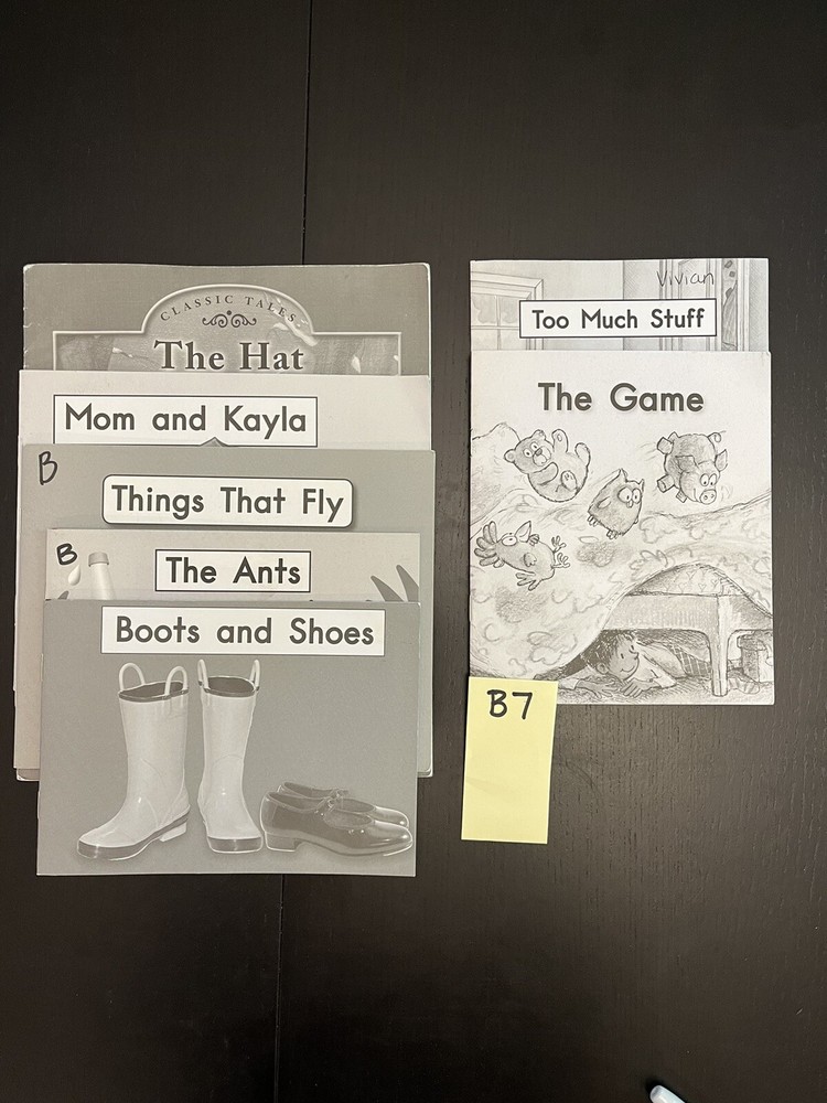 Level B 7 Books Fountas and Pinnell Leveled Literacy Intervention Readers LLI