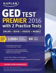 Kaplan GED Test Premier 2016 with 2 … by Van Slyke, Caren Paperback / softback