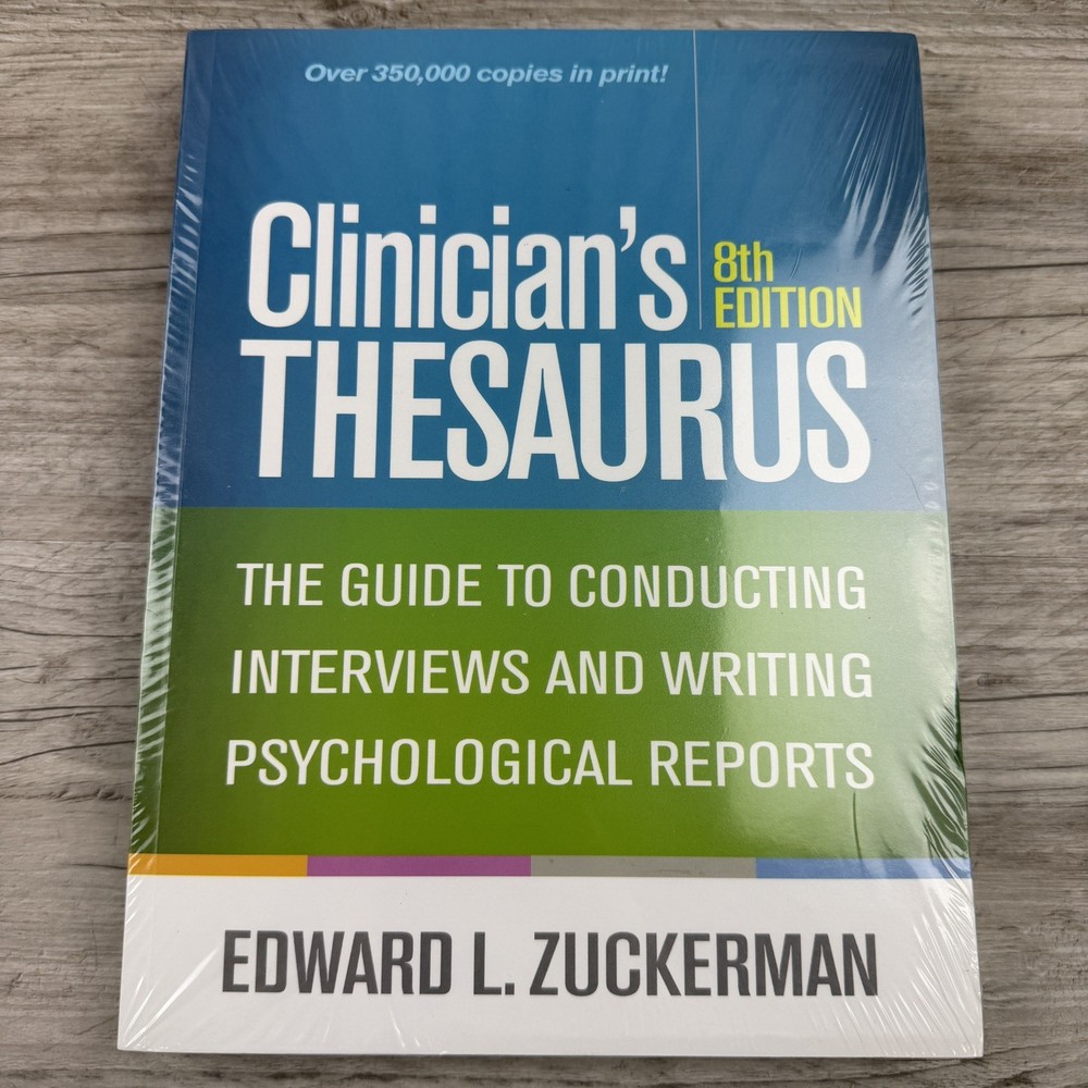 Clinician’s Thesaurus : The Guide to Conducting Interviews ,New and Sealed