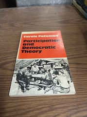 Participation and Democratic Theory by Carole Pateman (1975, Trade Paperback)