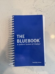 The Bluebook: A Uniform System of Citation, Twentieth Edition