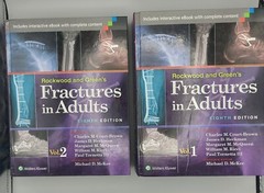 Rockwood and Green’s Fractures in Adults 8th Edition Hardcover 2 VOLUMES SET