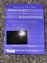 Principles of Biostatistics by Marcello Pagano, Robert R. Pagano and…