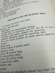 Vintage Nursing Procedures Softcover Booklet Ancker Hospital MN Early 1900s
