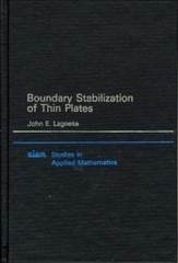 John E. Lagnese Boundary Stabilization of Thin Plates (Hardback) (UK IMPORT)