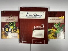 All About Reading Level 3 set Teacher Manual And Readers Color Vol 1 & 2