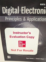 Digital Electronics Principles & Applications 9th ed Manual Only PB Hoppe PB VG