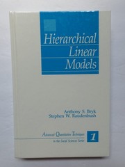 Hierarchical Linear Models: Applications and Data Analysis Methods (Advanced…