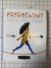 Psychology 3rd Edition by Misty Hull, Coco Ballantyne and Deborah Licht 2020, HC