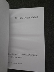 After the Death of God by John Caputo Uncorrected Proof Vg Paperback 2007