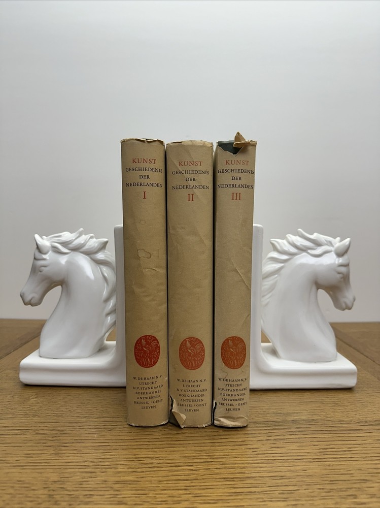 1843 Art History Of The Netherlands 3 Vtg Lot Kunst geschiedenis der nederlanden