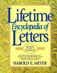 Lifetime Encyclopedia of Letters Revised and Expanded by Harold E. Meyer, 1992