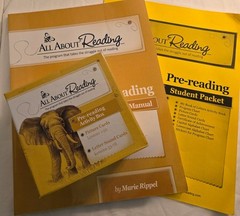 All About Reading Pre-reading: Teacher’s Manual, Box/Cards, Posters, Chart ONLY